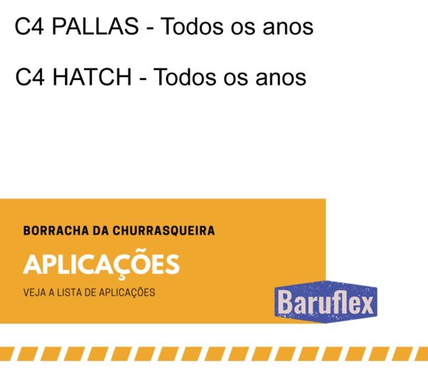 Borracha Acabamento Churrasqueira C3 C4 Pallas Aircross - Imagem 3