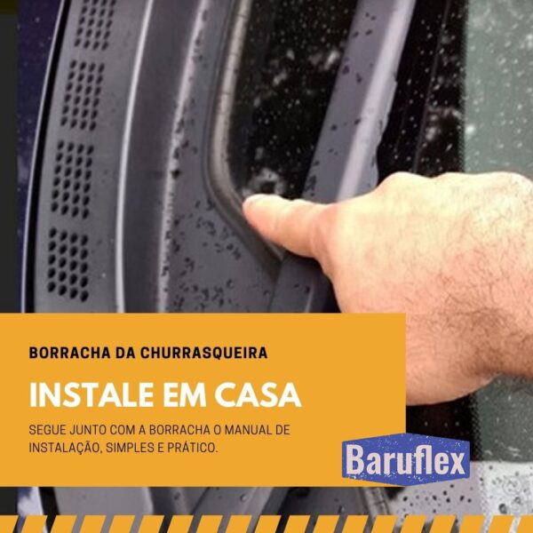 Borracha Acabamento Churrasqueira C3 C4 Pallas Aircross - Imagem 4