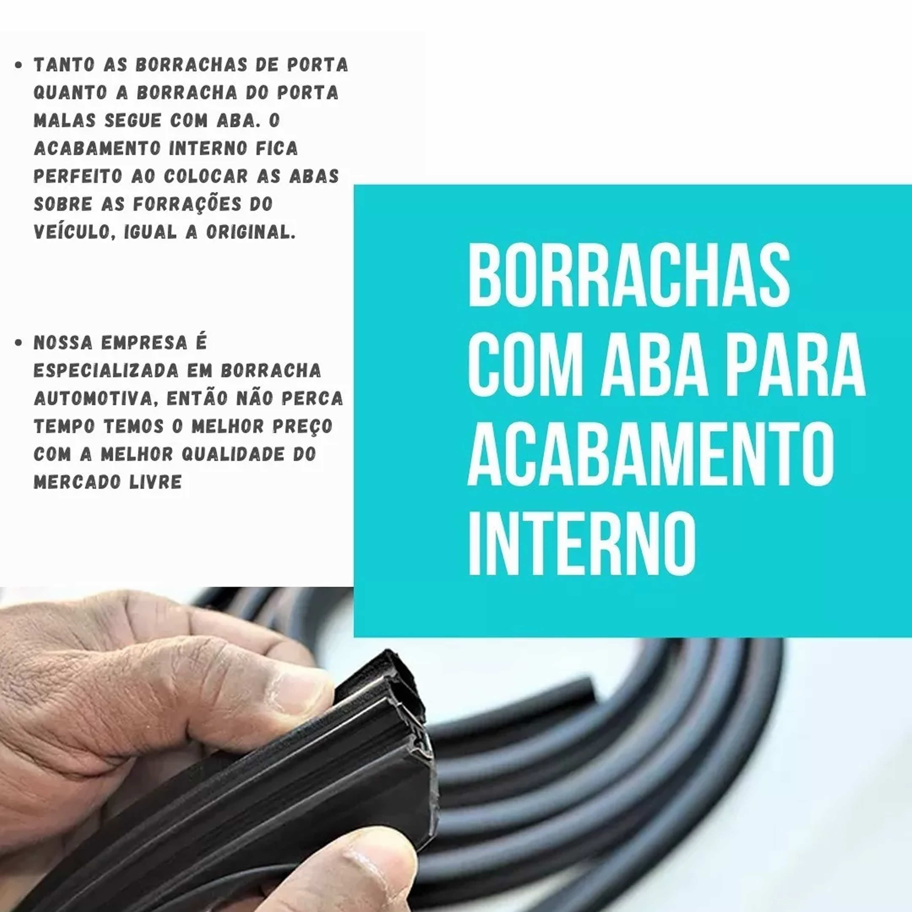 Borracha De Vedação Da Porta Vectra Gt Gt-x 2005/2011 – 2pç