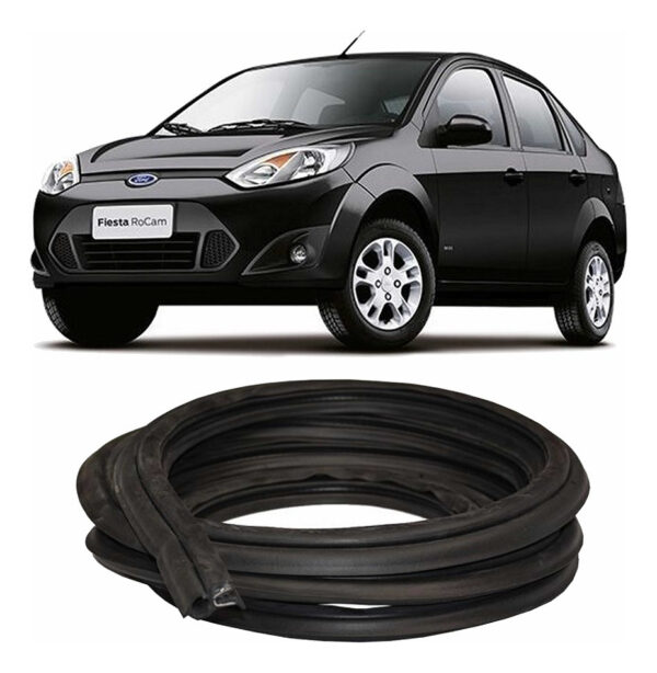 Borracha Porta Malas Fiesta Hatch Sedan Todos Os Anos