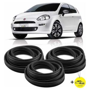 Kit Borracha De Vedação 2 Portas + Mala Punto Todos Os Anos