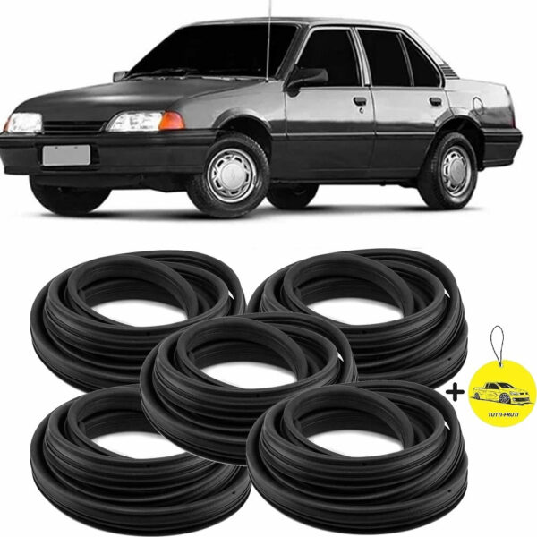 Kit Borracha De Vedação 4 Portas + Mala Monza Todos Os Anos