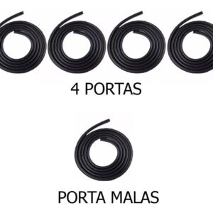 Kit Borrachas De Vedação Fit 2006 2007 2008 4portas+ Mala