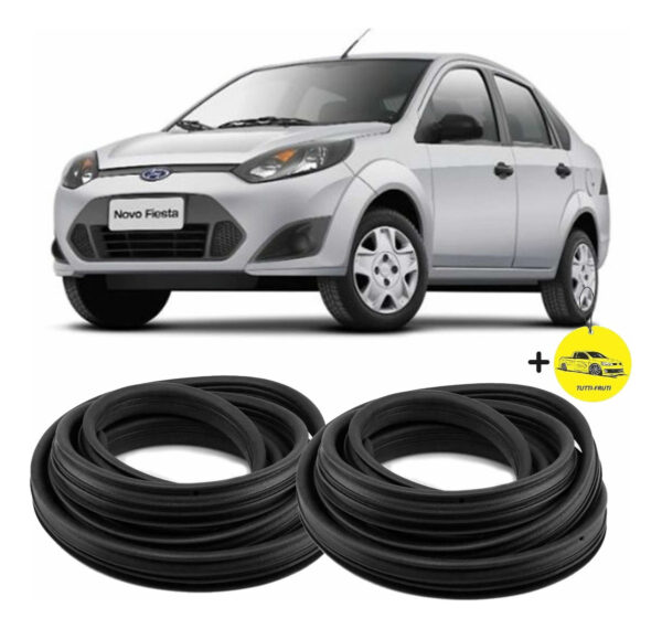 Par De Porta Dianteira Ou Traseira Fiesta Hatch Sedan