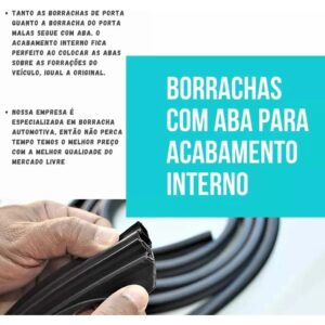Borracha 2 Portas E Porta Malas Original Corsa Wind 1.0 96