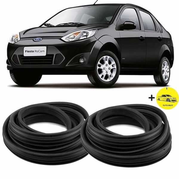 Par De Porta Dianteira Ou Traseira Fiesta Hatch Sedan
