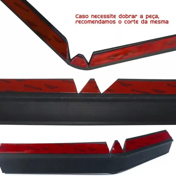 Saia Spoiler Front Lip Borracha Tuning Universal - Ez Lip - Imagem 5